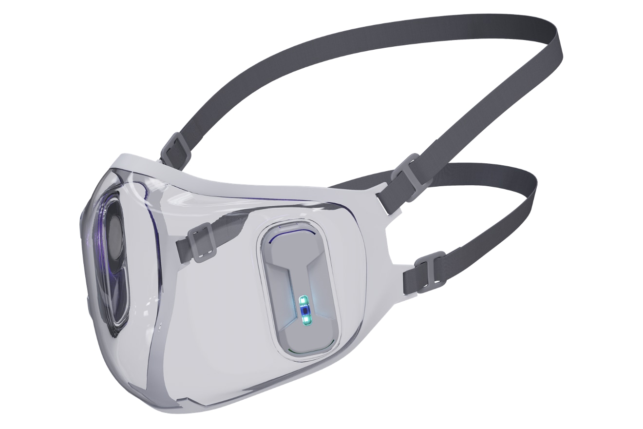 Mask Off: masque transparent et ventilé avec UV-C  Indiegogo